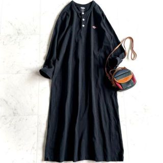 について DANTON ダントン ヘンリーネック Tシャツワンピース JD-9185
