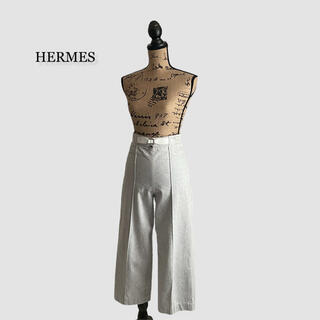 エルメス(Hermes)のダリちゃん様専用　HERMES エルメス パンツ ライトグレー レディース(カジュアルパンツ)