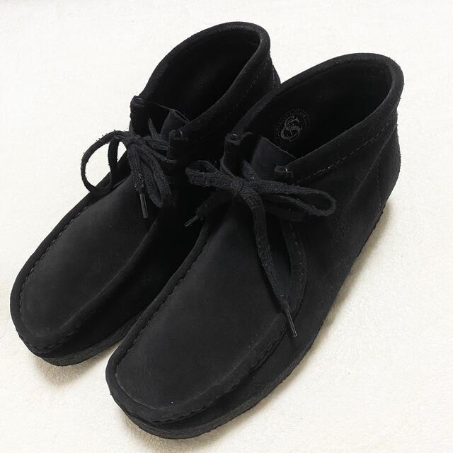 clarks wallabee ワラビー スエード ブラック blackメンズ