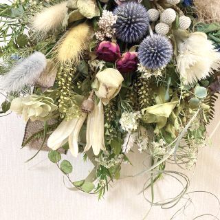 紫陽花&サマーグリーン ナチュラルスワッグ 橤 フレンチシック&ボタニカル 紫陽花&サマーグリーン ナチュラルスワッグ 橤 フレンチシック&ボタニカル