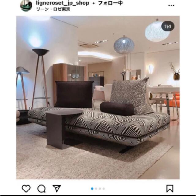 ligne roset(リーンロゼ)の美品　ligneroset リーンロゼ プラド　ソファ (背クッション付き) インテリア/住まい/日用品のソファ/ソファベッド(三人掛けソファ)の商品写真