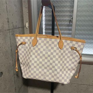 ルイヴィトン(LOUIS VUITTON)の【美品】ルイヴィトン ネヴァーフルmm アズール(トートバッグ)