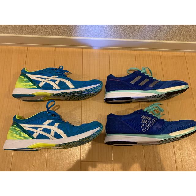 asics(アシックス)のアシックス　ターサージール５&アディダス　アディゼロ匠練ブースト３　26.5cm スポーツ/アウトドアのランニング(シューズ)の商品写真