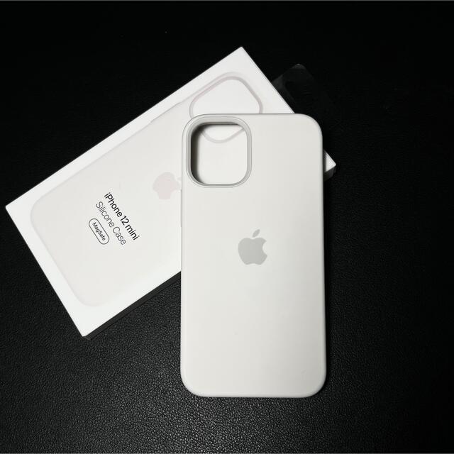 Apple   iPhone  mini Apple純正 シリコンケース ホワイトの通販 by