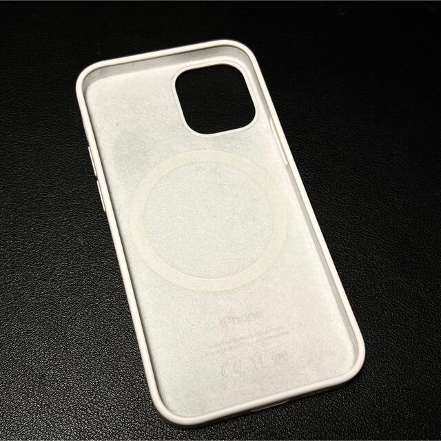Apple - iPhone 12 mini Apple純正 シリコンケース ホワイトの Apple - iPhone 12 mini Apple純正 シリコンケース ホワイトの