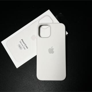 アップル(Apple)のiPhone 12 mini Apple純正 シリコンケース ホワイト(iPhoneケース)
