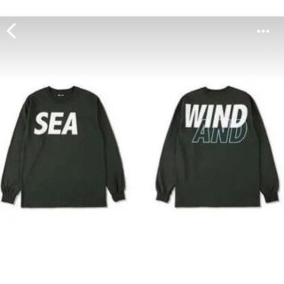 ウィンダンシー(WIND AND SEA)のwind and sea  ロンT  グリーン サイズM  希少(Tシャツ/カットソー(七分/長袖))