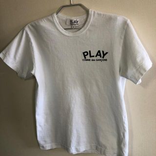 コムデギャルソン(COMME des GARCONS)のプレイコムデギャルソン　Tシャツ　白(Tシャツ(半袖/袖なし))