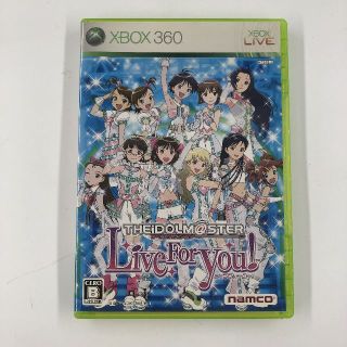 エックスボックス360(Xbox360)のXbox360　アイドルマスター ライブフォーユー！(家庭用ゲームソフト)