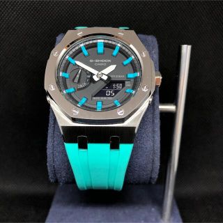 ジーショック(G-SHOCK)のGA-2100本体付き ラバーベルトセット カシオーク カスタム Gショック(腕時計(アナログ))