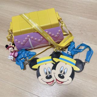 ディズニー(Disney)の【Disney】バケーションパッケージ／ポップコーンバケット&パスケース2個(キャラクターグッズ)