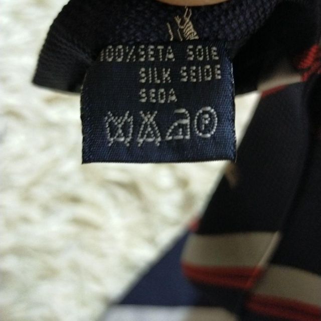 BURBERRY(バーバリー)のBURBERRY LONDON ネクタイ　ホースロゴ　シルク100%　ストライプ メンズのファッション小物(ネクタイ)の商品写真