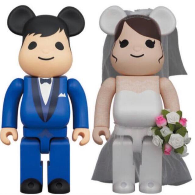 MEDICOM TOY(メディコムトイ)の新品未開封BE@RBRICK グリーティング結婚 4 PLUS 400％ エンタメ/ホビーのフィギュア(その他)の商品写真