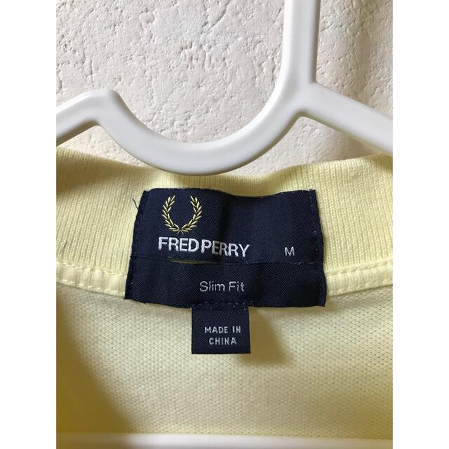 FRED PERRY(フレッドペリー)のフレッドペリー　ポロシャツ　スリムフィットMサイズ メンズのトップス(ポロシャツ)の商品写真