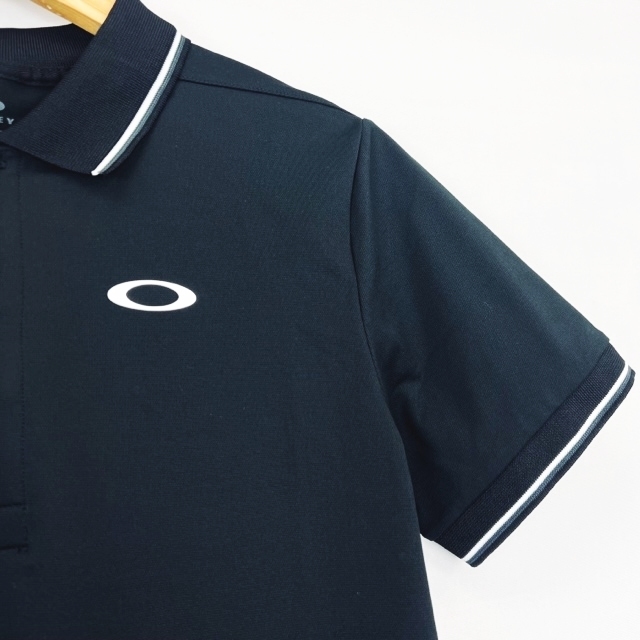 Oakley(オークリー)のOAKLEY ENHANCE SS POLO ESSENTIAL 黒 M ③ メンズのトップス(ポロシャツ)の商品写真