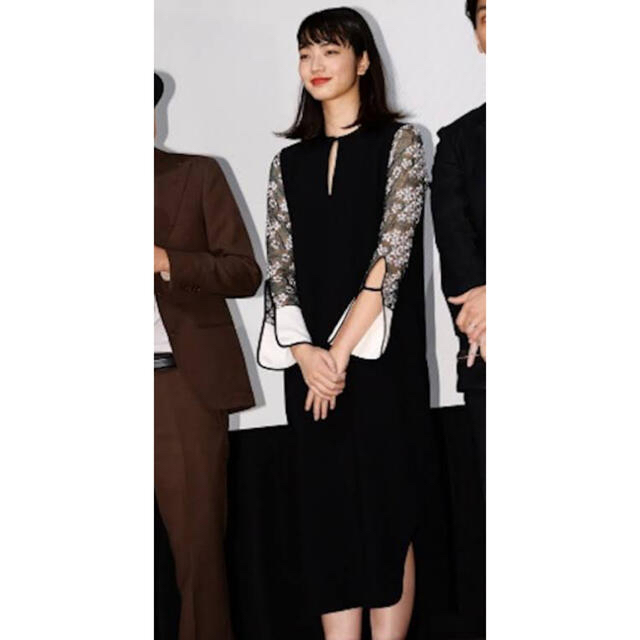 深緑(ふかみどり) Mame Kurogouchi マメクロゴウチ 2014AW 刺繍ドレス
