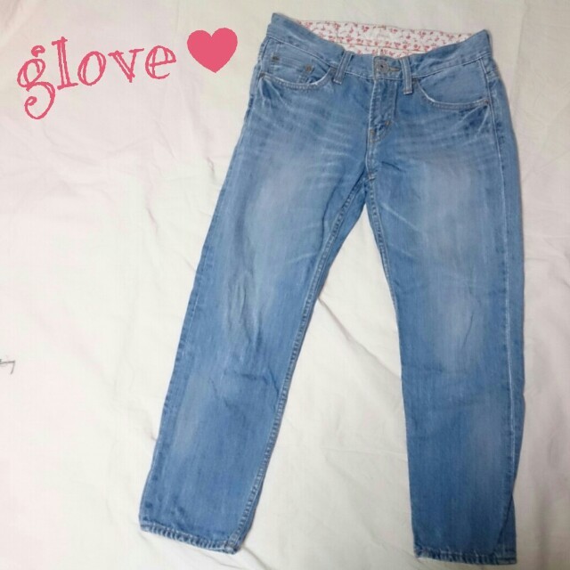 grove(グローブ)の♥glove♥ボーイフレンドデニム♥ レディースのパンツ(デニム/ジーンズ)の商品写真
