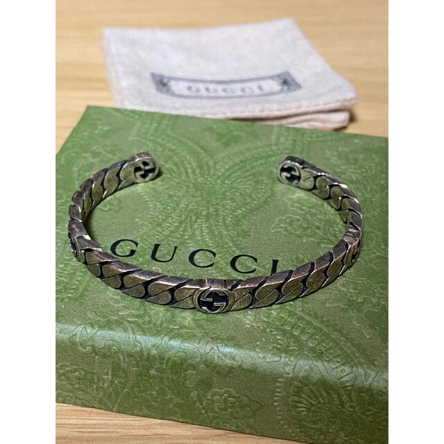 Gucci(グッチ)の新品・未使用／2021／GUCCI／グッチ／インターロッキングG ブレスレット メンズのアクセサリー(ブレスレット)の商品写真