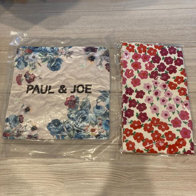 PAUL & JOE(ポールアンドジョー)のポール&ジョー　ノベルティー　POUL&JOE クッションエコバッグ エンタメ/ホビーのコレクション(ノベルティグッズ)の商品写真