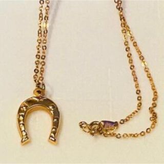 ウノアエレ(UNOAERRE)のウノアエレ 18k ホースシュー 馬蹄 ネックレス ペンダント(ネックレス)