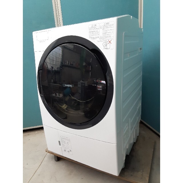 2002年春 東芝 ドラム洗濯機 2019年製 TOSHIBA TW-117A8L(W