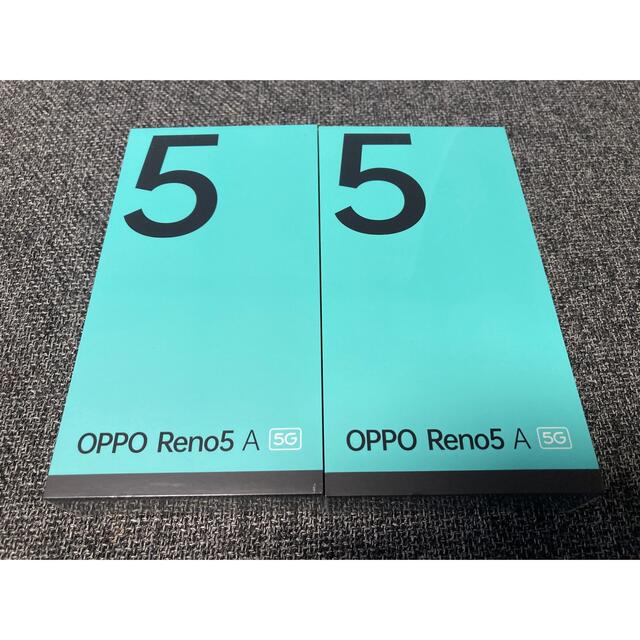 OPPO Reno5 A eSIM A103OP シルバーブラック 2台 【​限​定​販​売