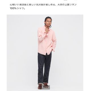 ユニクロ(UNIQLO)のUNIQLO プレミアムリネンシャツ長袖(シャツ)