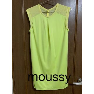 マウジー(moussy)のmoussy ノースリーブワンピース(ひざ丈ワンピース)