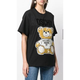 モスキーノ(MOSCHINO)の新品　MOSCHINO Tシャツ　L(Tシャツ(半袖/袖なし))