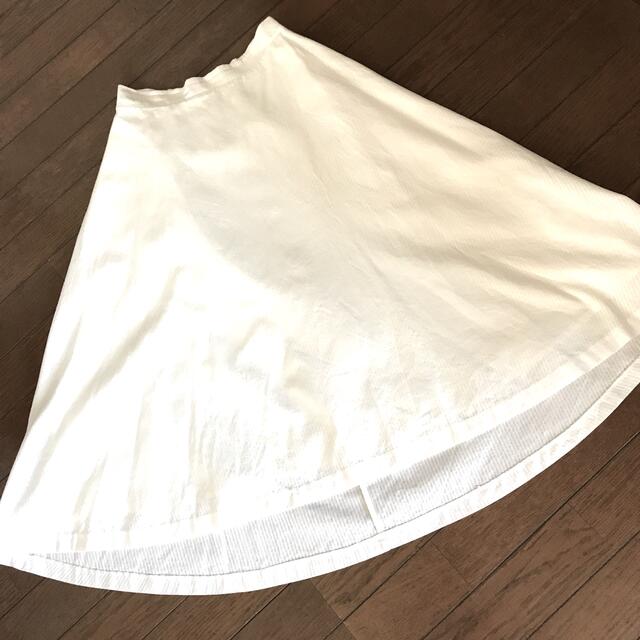 INDEX(インデックス)のindex  フレアスカート　ホワイト　M レディースのスカート(ロングスカート)の商品写真