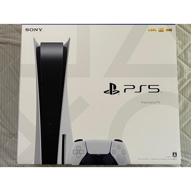 PlayStation(プレイステーション)のSONY PS5 本体CFI-1100A01 新品未使用 エンタメ/ホビーのゲームソフト/ゲーム機本体(家庭用ゲーム機本体)の商品写真