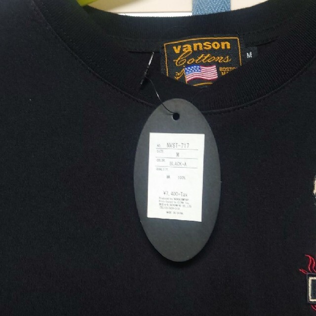 VANSON(バンソン)のVANSON Tシャツ新品未使用タグ付き  ゴルゴ５☆様専用 メンズのトップス(Tシャツ/カットソー(半袖/袖なし))の商品写真