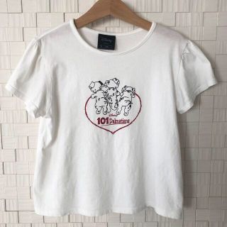 ジーユー(GU)の完売！GU「101匹わんちゃんTシャツ」130cm(Tシャツ/カットソー)