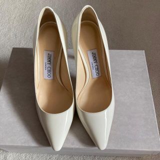 ジミーチュウ(JIMMY CHOO)のJIMMY CHOO☆ROMY10 WHITE 34(ハイヒール/パンプス)