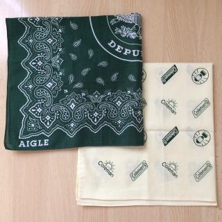 エーグル(AIGLE)のAIGLE & Coleman バンダナ2枚セット(その他)