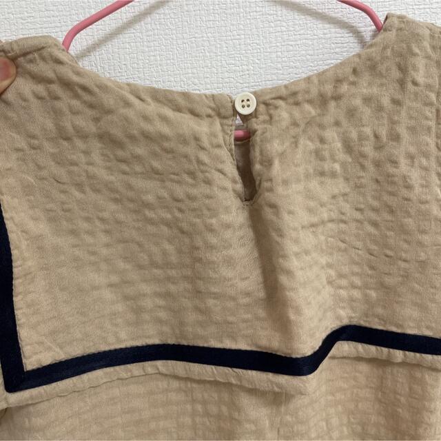 韓国子供服　セーラーブラウス キッズ/ベビー/マタニティのキッズ服女の子用(90cm~)(Tシャツ/カットソー)の商品写真