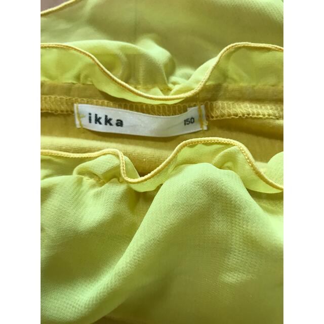 ikka(イッカ)の【最安値】女児150サイズ　半袖パフスリーブ（ikka） キッズ/ベビー/マタニティのキッズ服女の子用(90cm~)(Tシャツ/カットソー)の商品写真