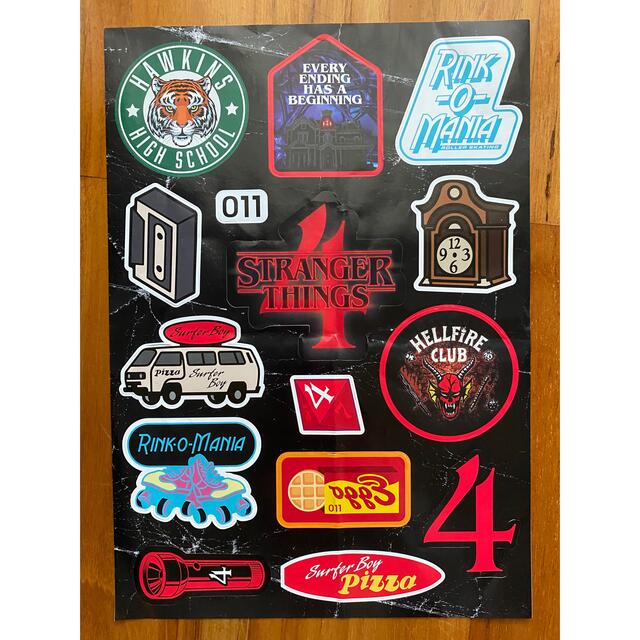 Stranger Things 4 Sticker NETFLIX  エンタメ/ホビーのコレクション(その他)の商品写真