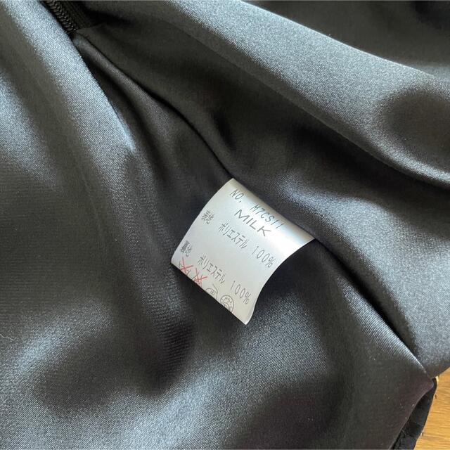 MILK(ミルク)のMILK リボン スカート 黒 レディースのスカート(ミニスカート)の商品写真