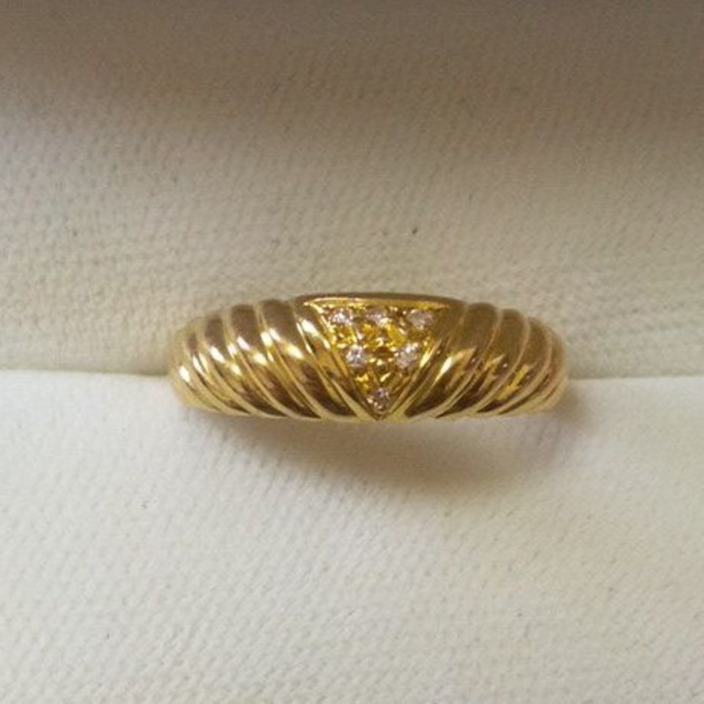 K18ゴールドリング  13号　約2.7g　指輪 レディースのアクセサリー(リング(指輪))の商品写真