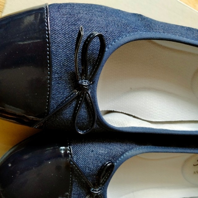 クッション ローヒールパンプス2足24.5cm レディースの靴/シューズ(ハイヒール/パンプス)の商品写真