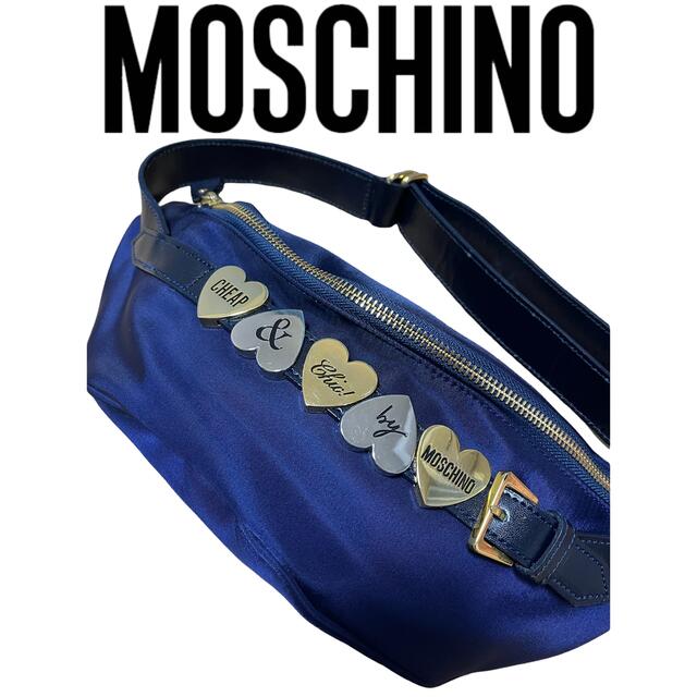 ★美品★MOSCHINO モスキーノウエストポーチ　ボディバッグ