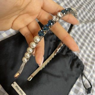ミュウミュウ カチューシャの通販 100点以上 | miumiuのレディースを ...