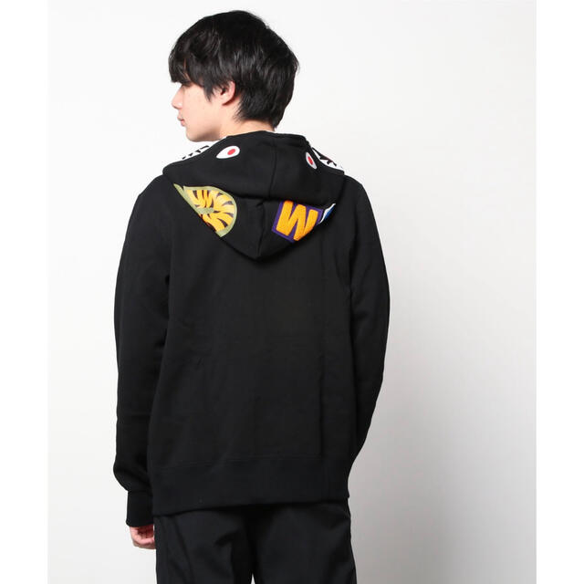 アベイシングエイプ SHARK FULL ZIP HOODIE M