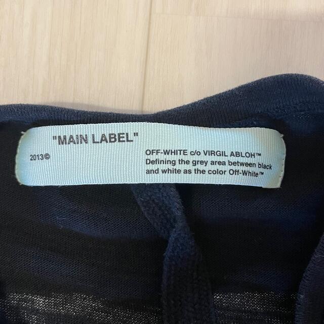 off-white ロンT XL - Tシャツ/カットソー(七分/長袖)