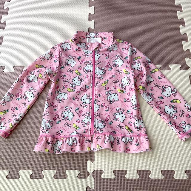 ラッシュガード　キティちゃん　95cm キッズ/ベビー/マタニティのキッズ服女の子用(90cm~)(水着)の商品写真