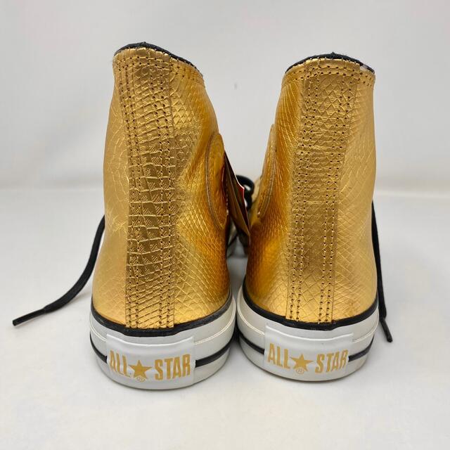 CONVERSE(コンバース)の未使用☺︎converse コンバース ハイカット 26.5cm ゴールド メンズの靴/シューズ(スニーカー)の商品写真