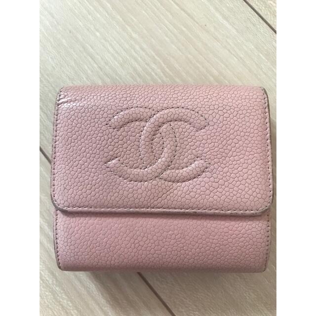 CHANEL(シャネル)のCHANEL ピンクお財布　三つ折り レディースのファッション小物(財布)の商品写真