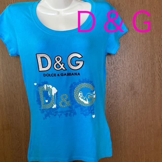 DOLCE&GABBANA(ドルチェアンドガッバーナ)の[🌈夏🌈‼️Ｄ＆Ｇ　浮き出るsilverプリントＴシャツ👕] レディースのトップス(Tシャツ(半袖/袖なし))の商品写真