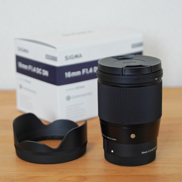 α7cシグマ sigma16mm F1.4 DC DN ソニーEマウント用　美品